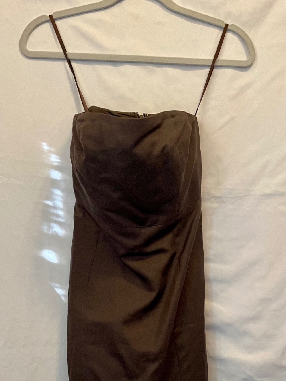 J. Crew Strapless Dress - Brown, Size 0
